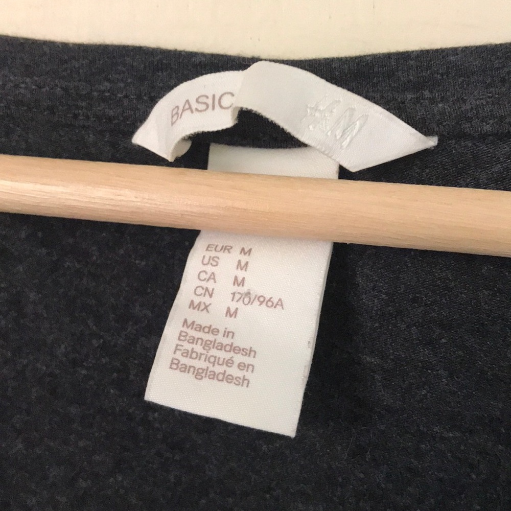 SOLD Charcoal grey H&M basic dress - Picture 2 of 2